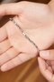 Heliophilia Silver Pulsera de Metal Plata con Revestimiento de Laca